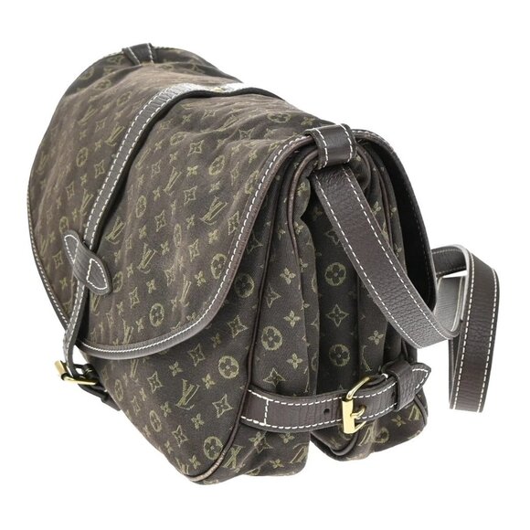 LOUIS VUITTON Saumur 30 Shoulder Bag Monogram Mini Lin Canvas BN M95227 73FB911 - Picture 2 of 16